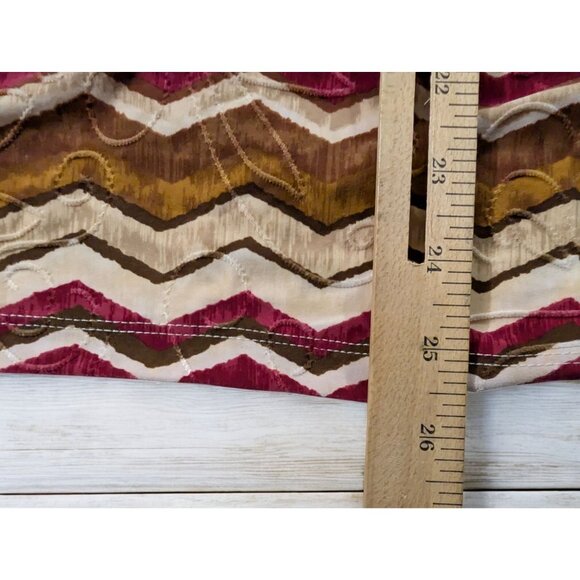 NWT $68 Alfred Dunner Top PLus Size 2X XX TwoFer Layered Necklace Zigzag Blouse - Picture 11 of 11